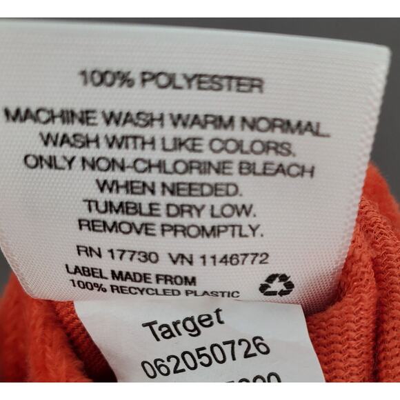 Room Essentials Body Pillow Cover 20in‎ x 50in, Red/Orange New - Picture 3 of 3